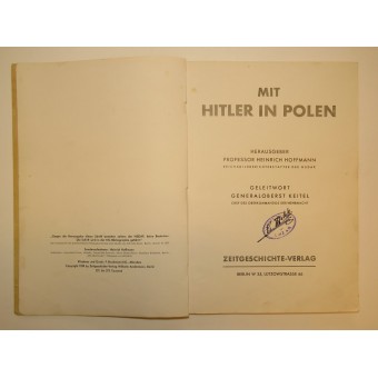 Avec Hitler en Pologne- « Mit Hitler dans Polen ». Espenlaub militaria